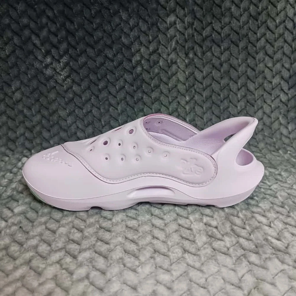 Nike Aqua Swoosh GS little Kids' Sandals Clogs Lavender Purple FV6363 500 Sz 2Y